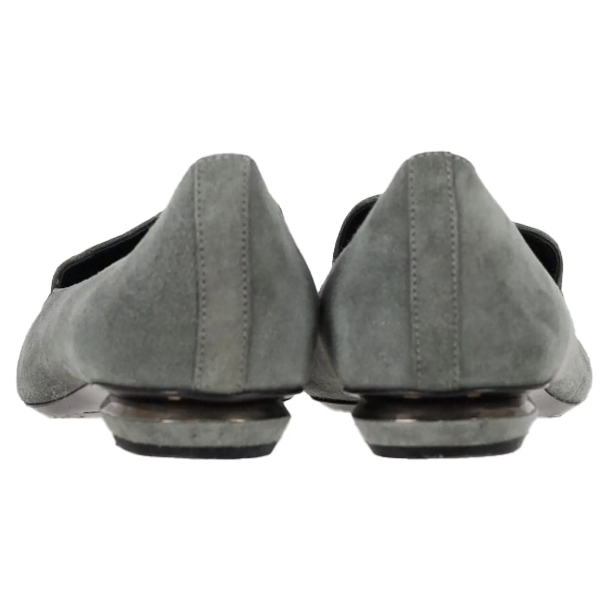 Nicholas Kirkwood Beya Loafers in Grey Suede
