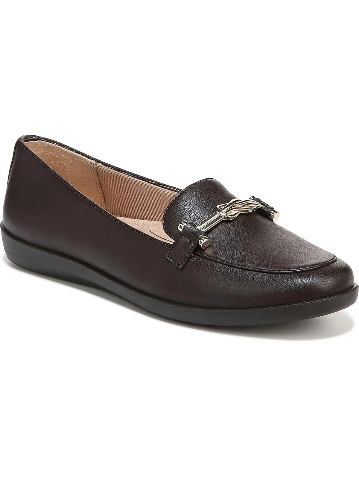 Nominate Womens Faux Leather Embellished Loafers