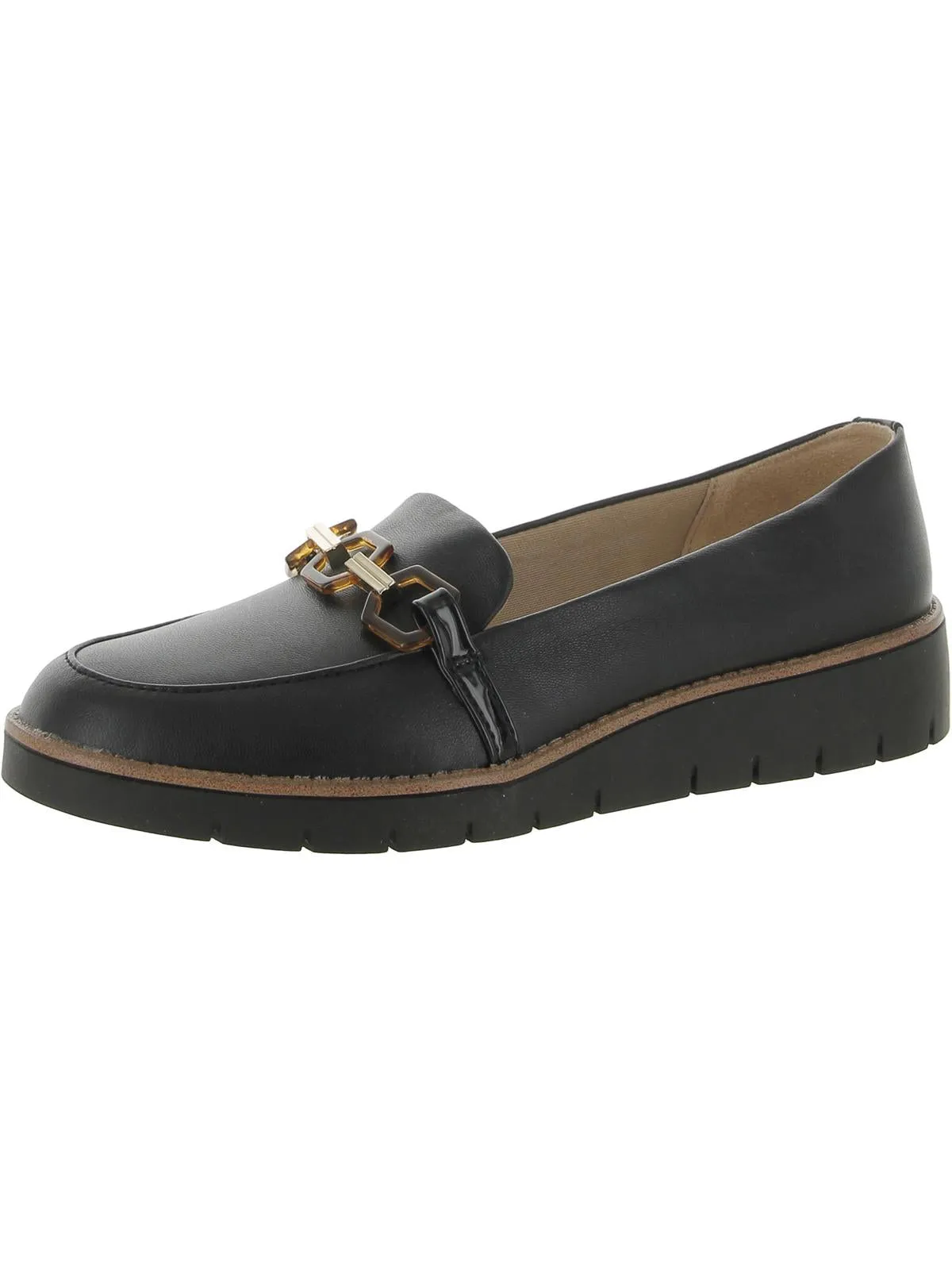 Optimist Womens Faux Leather Padded Insole Loafers