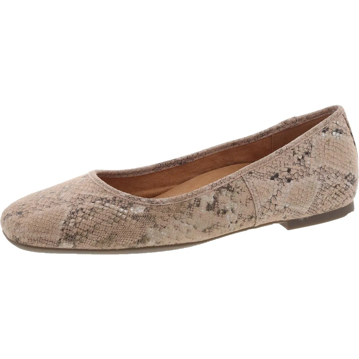 Orinda Womens Leather Square Toe Loafers