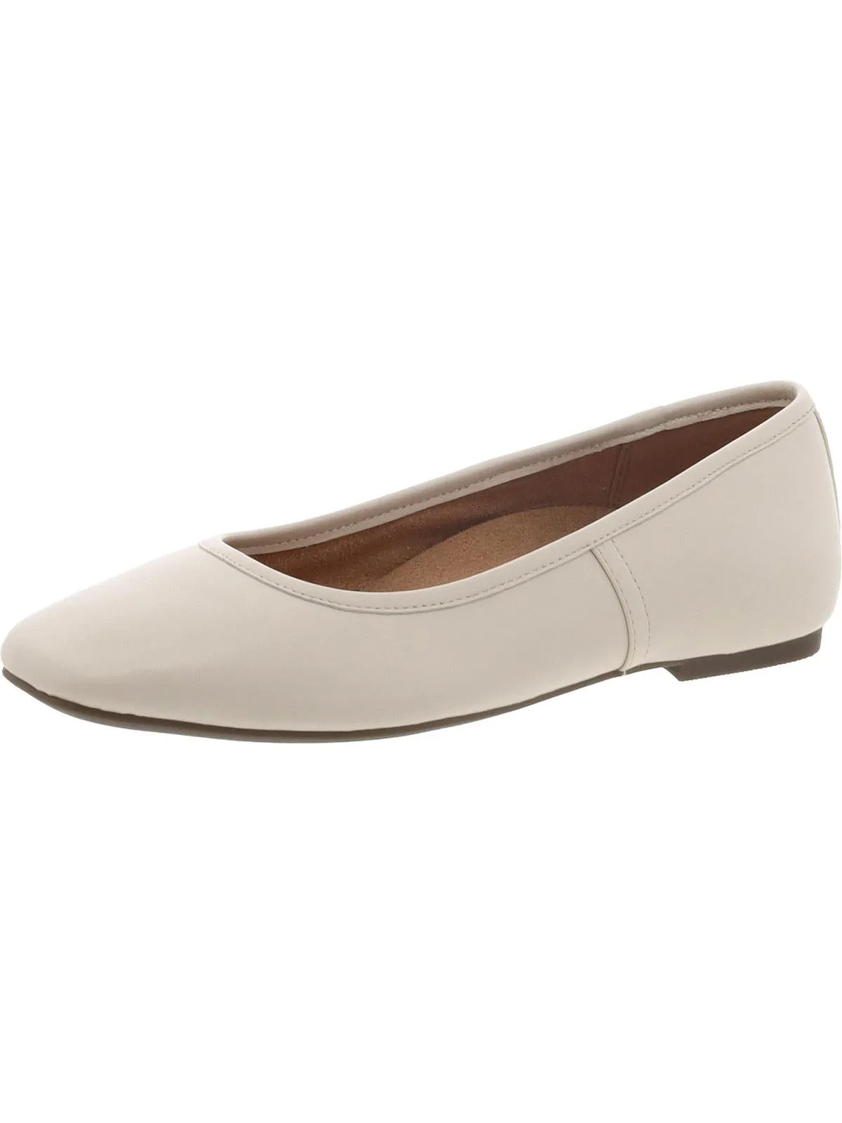 Orinda Womens Leather Square Toe Loafers