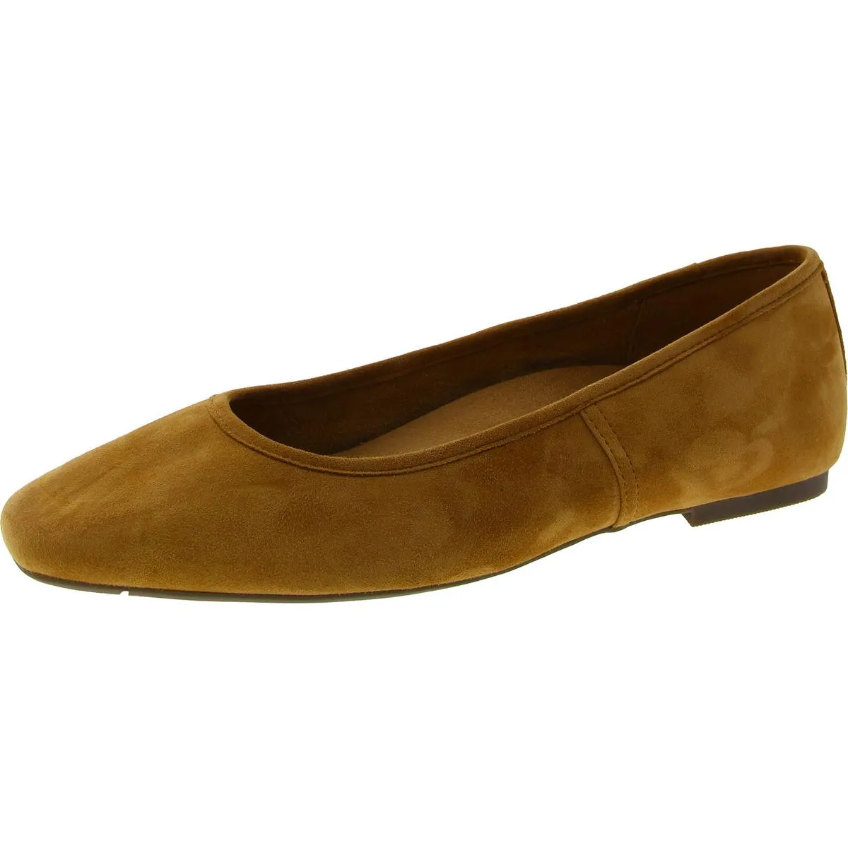 Orinda Womens Leather Square Toe Loafers