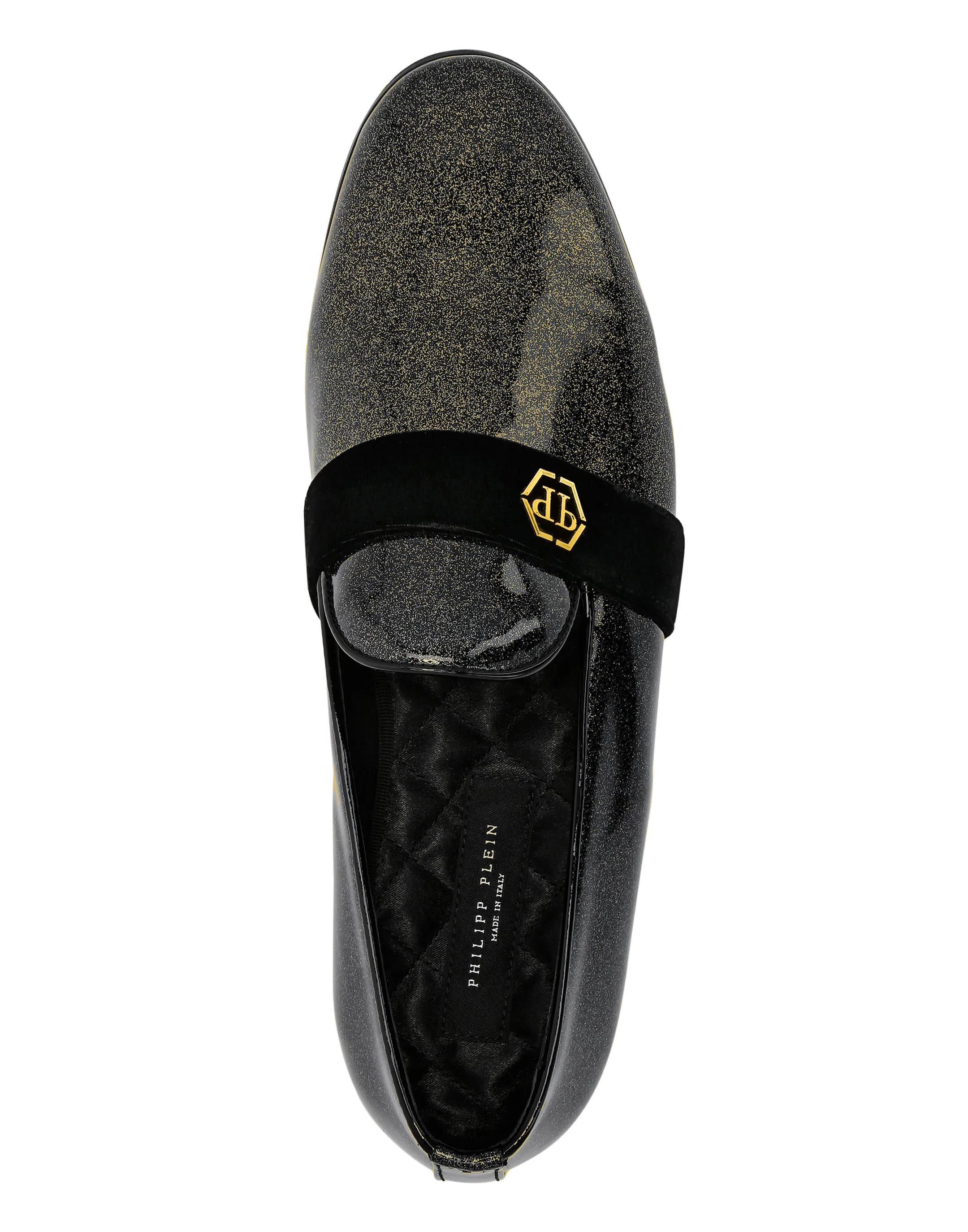 Patent Leather Loafers Hexagon
