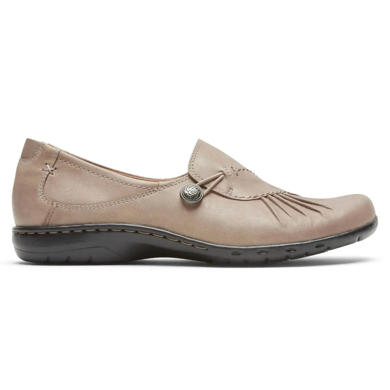 Paulette Slip On Loafer In Dove