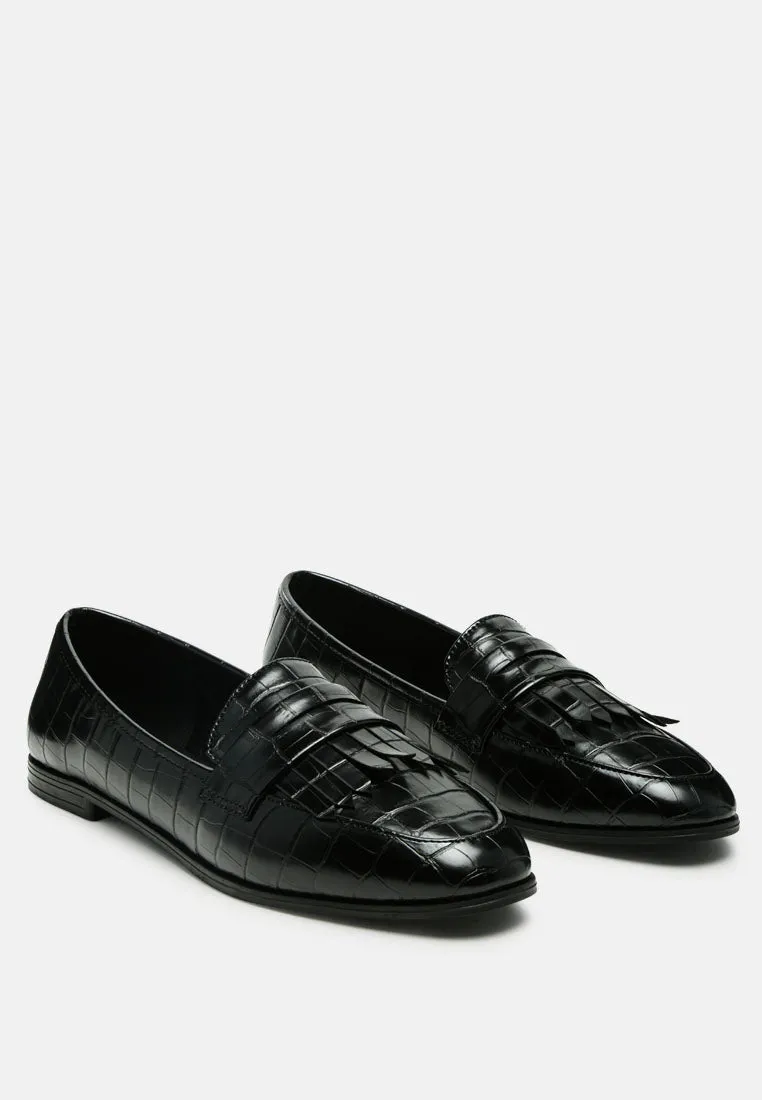 pecker black patent pu everyday loafer