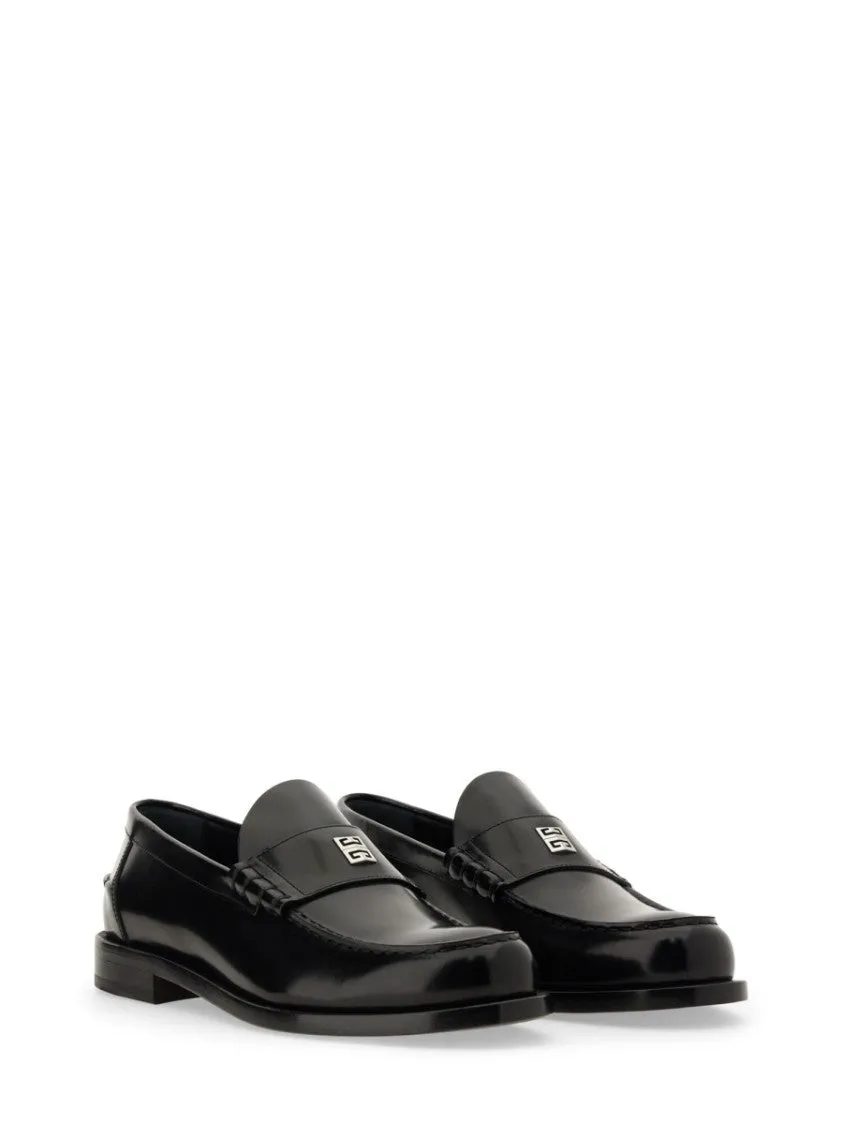 Polished Bull Leather Loafers