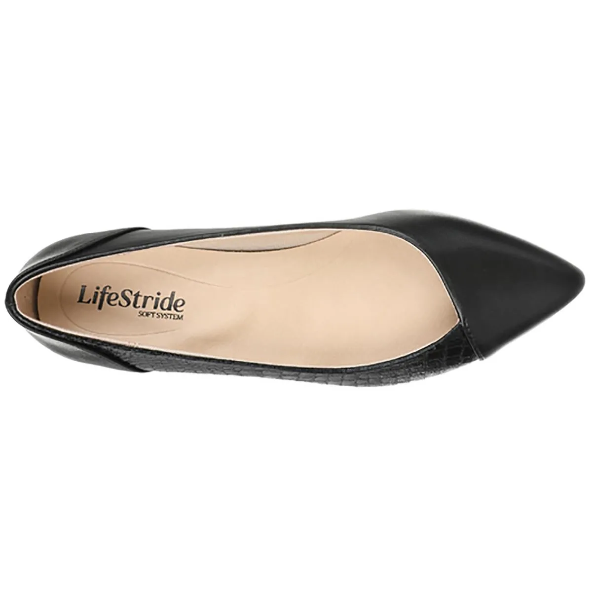 Promise Womens Faux Suede Pointed Toe Loafers