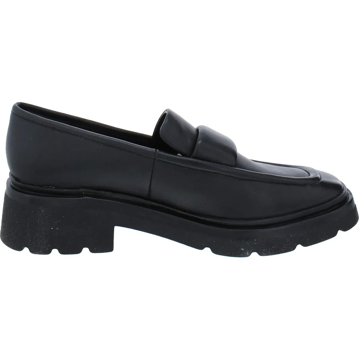 Robin Womens Leather Square Toe Loafers