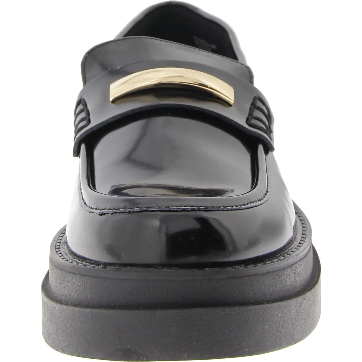 Rodrigo Womens Leather Metallic Loafers