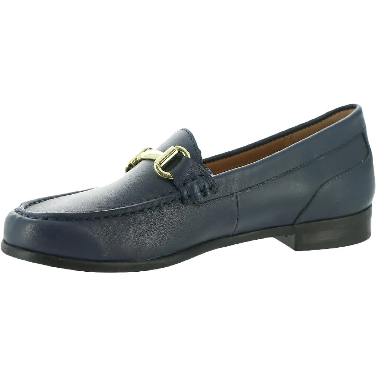 Rory Womens Leather Two Tone Fashion Loafers