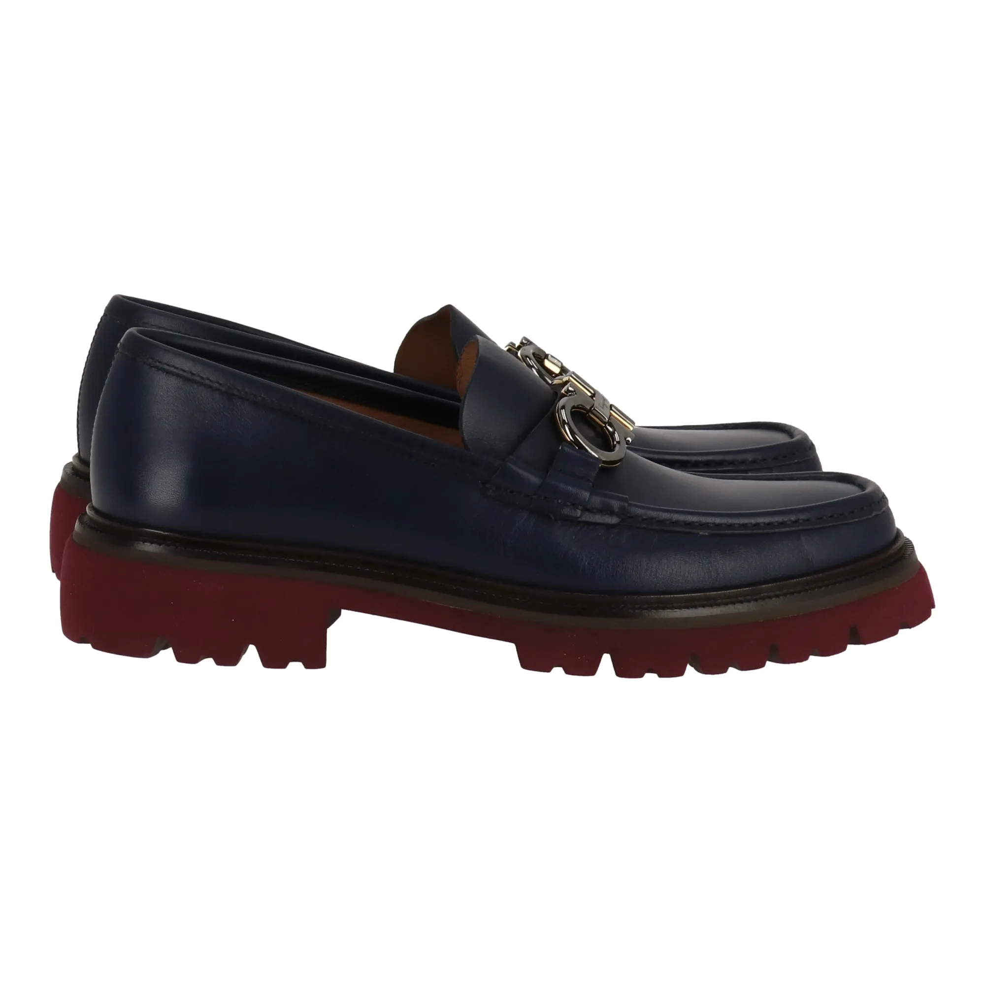 Salvatore Ferragamo Mens Blue Loafer