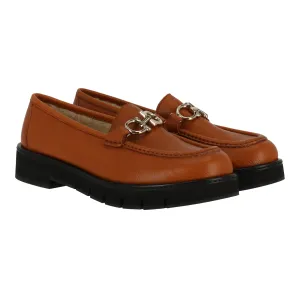 Salvatore Ferragamo Womens Brown Loafer