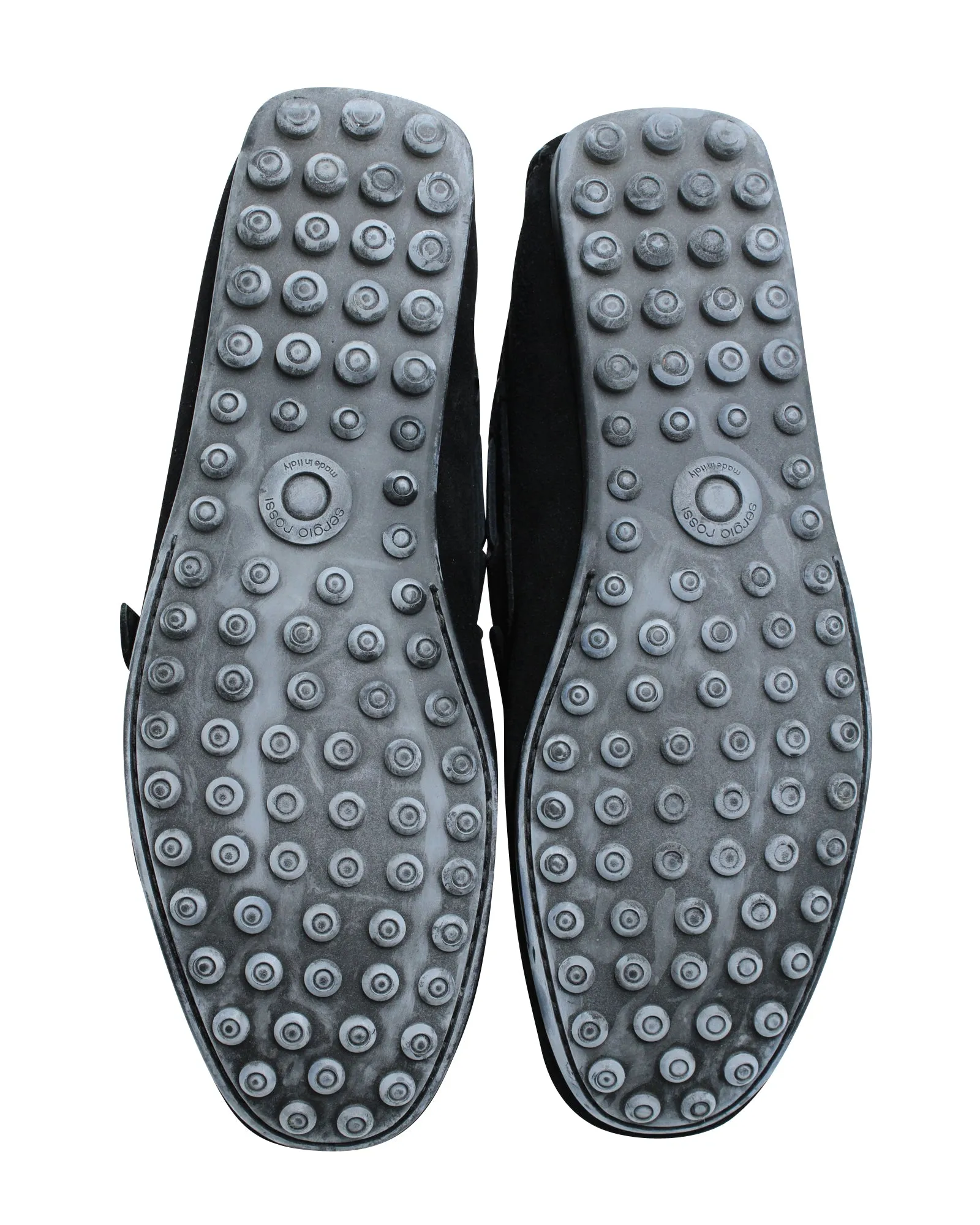 Sergio Rossi Loafers in Black Suede