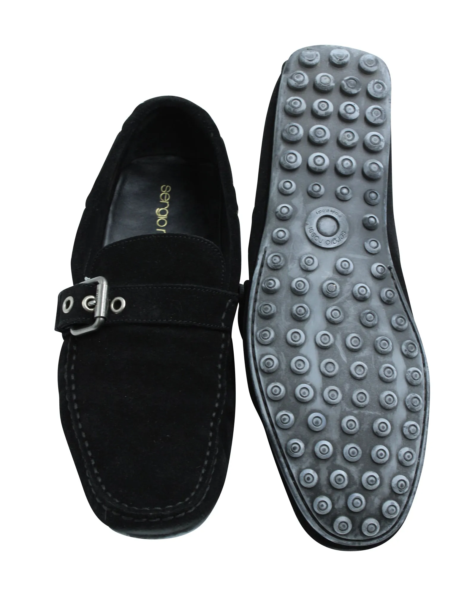Sergio Rossi Loafers in Black Suede