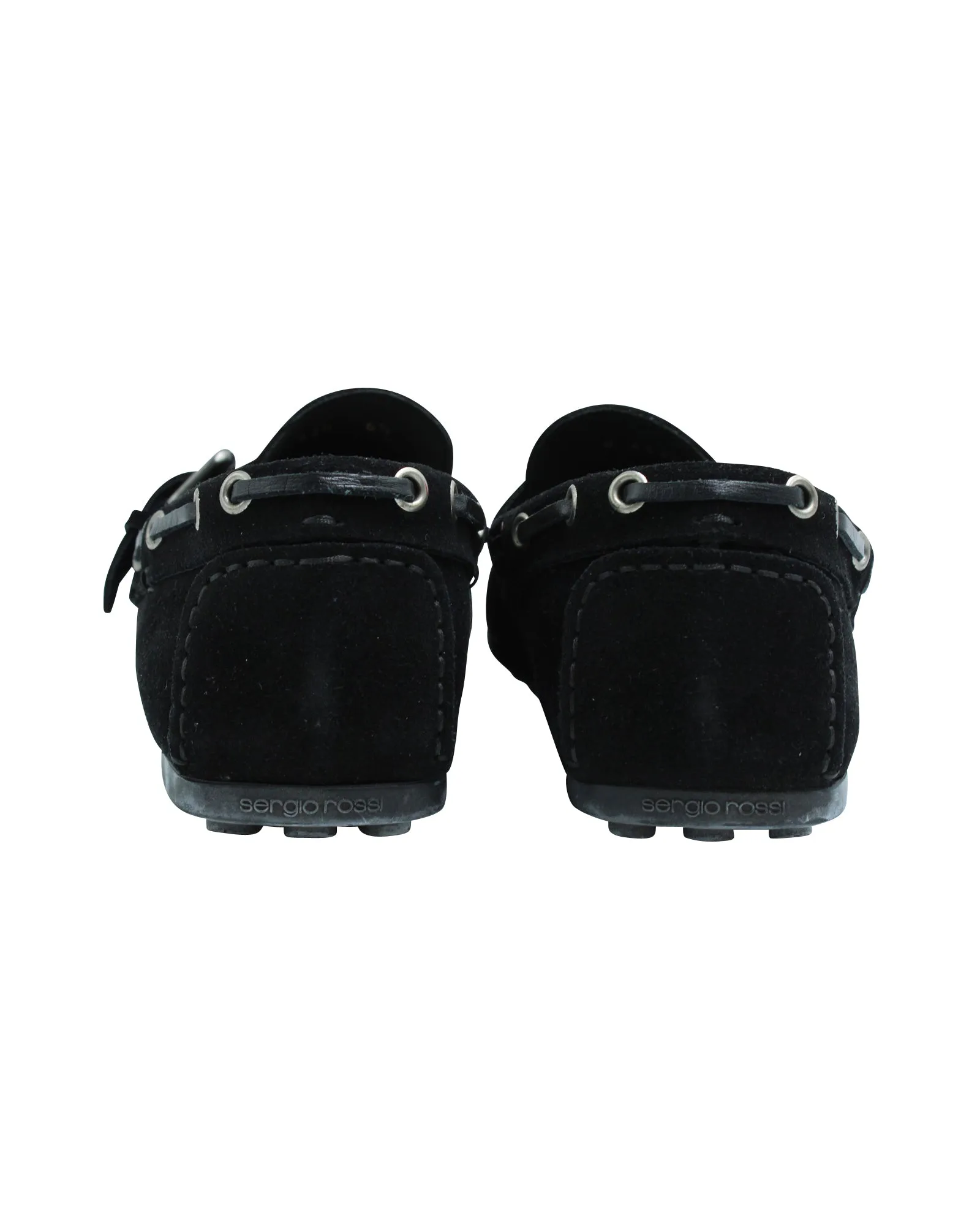 Sergio Rossi Loafers in Black Suede