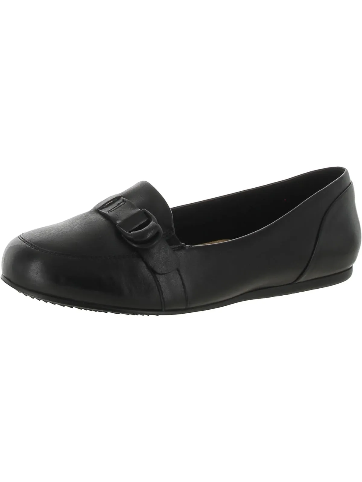 Serra Womens Leather Slip-On Loafers