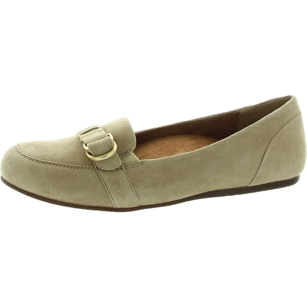 Serra Womens Leather Slip-On Loafers