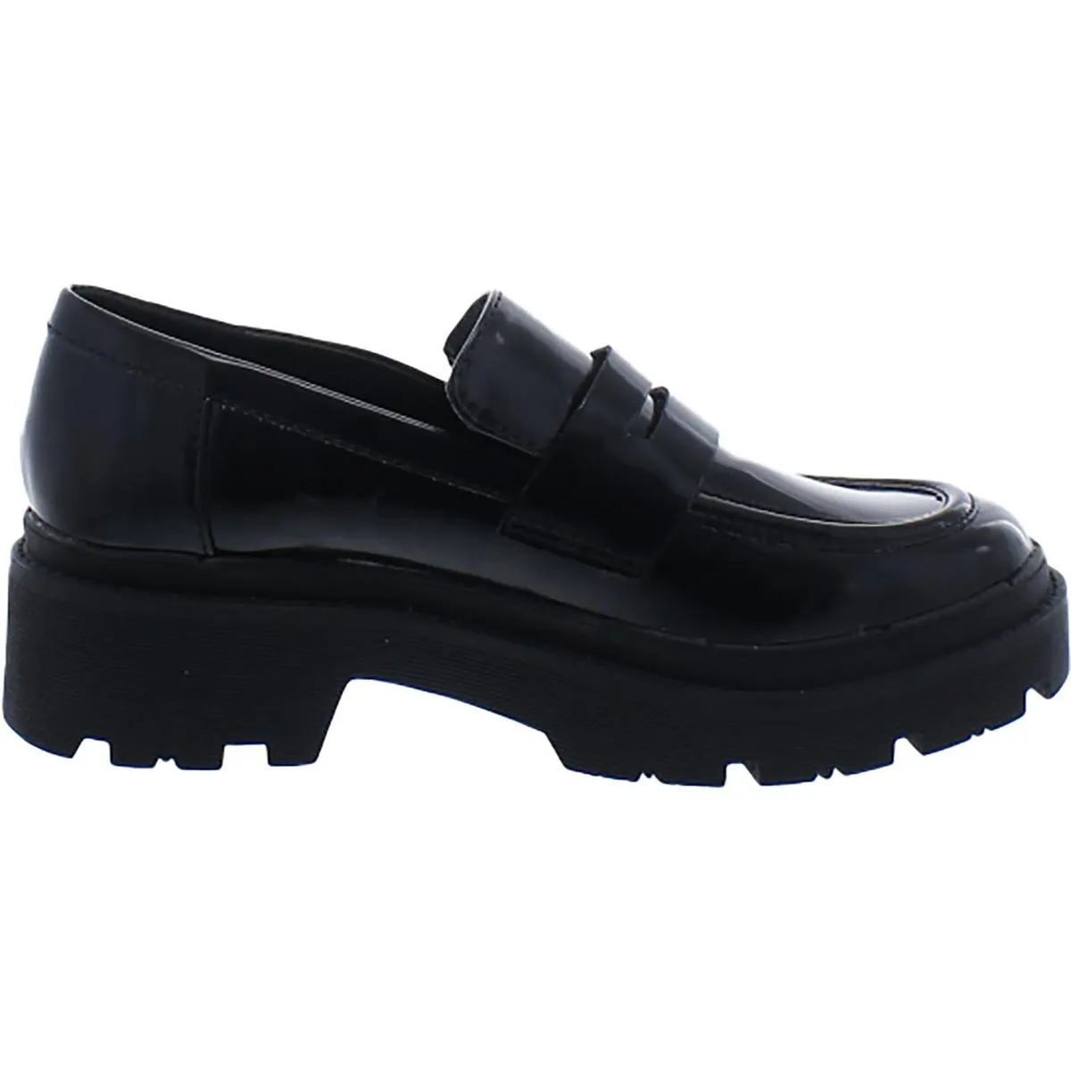 Sherrie Womens Leather Water Resistant Loafers