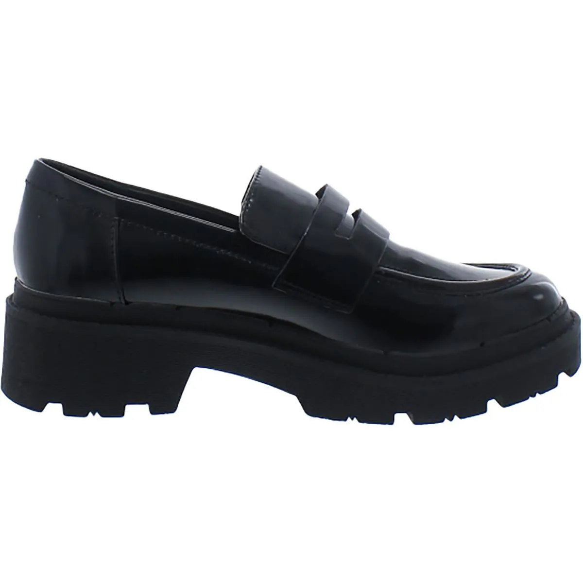 Sherrie Womens Leather Water Resistant Loafers
