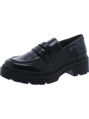 Sherrie Womens Leather Water Resistant Loafers