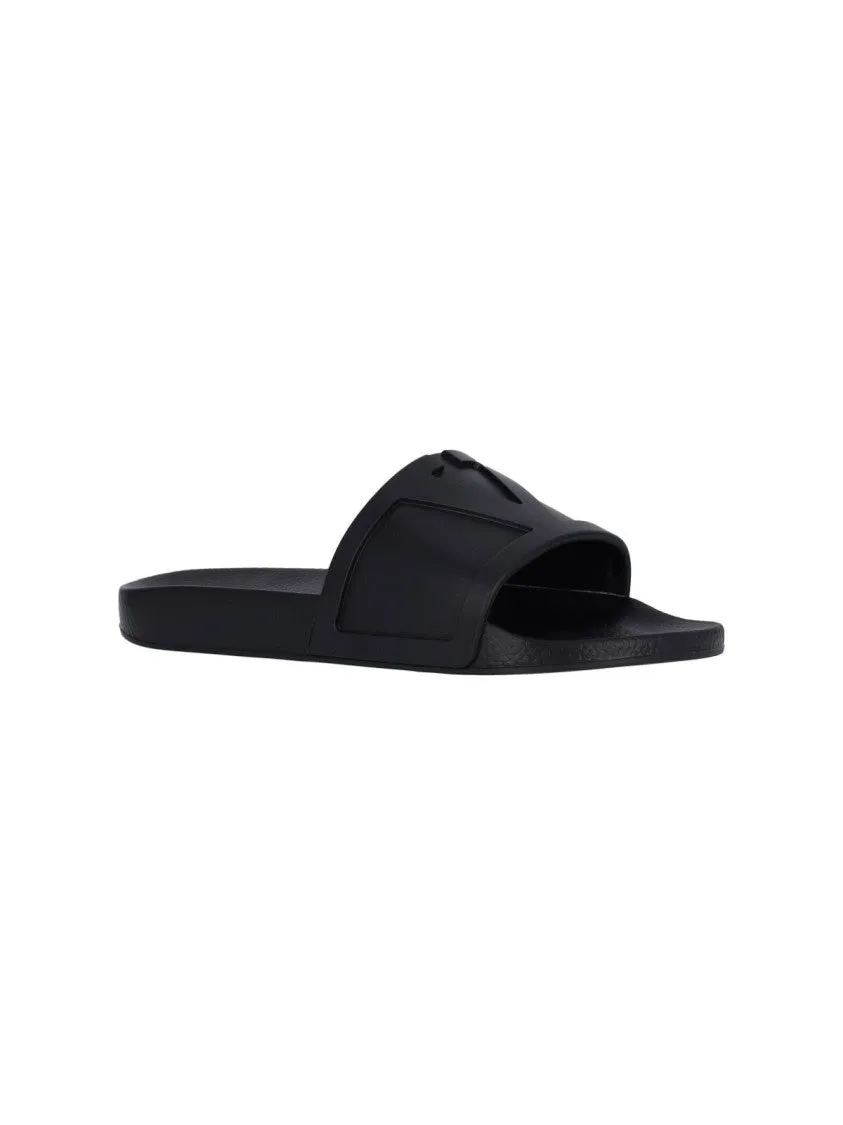 Slide Sandals  Black