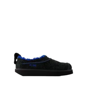 Slides Slip On - Leather - Black