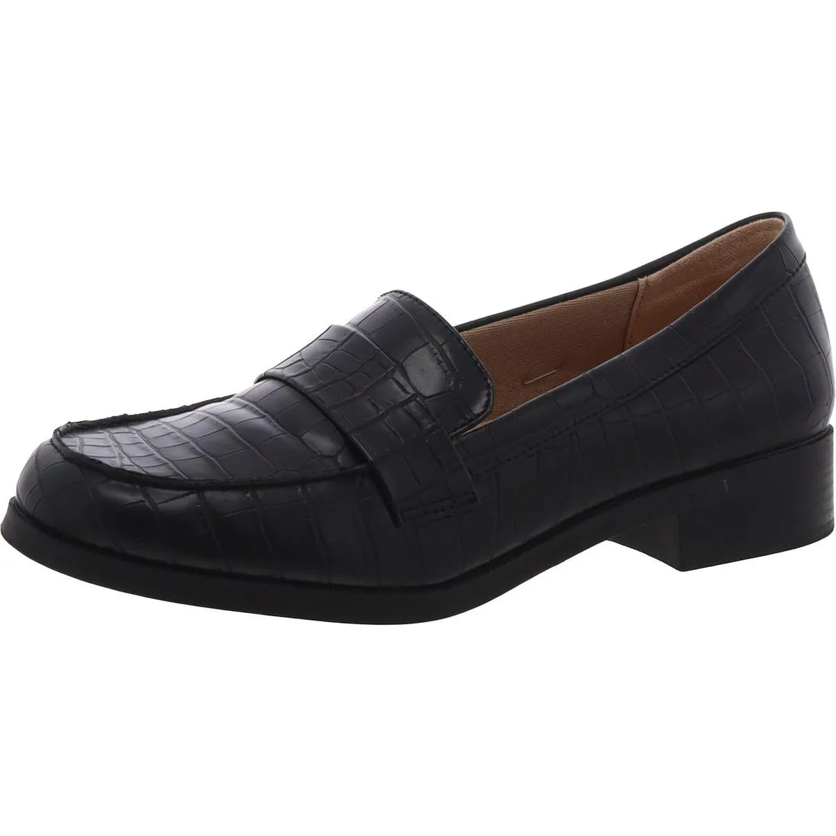 Sonoma Womens Solid Slip On Loafers