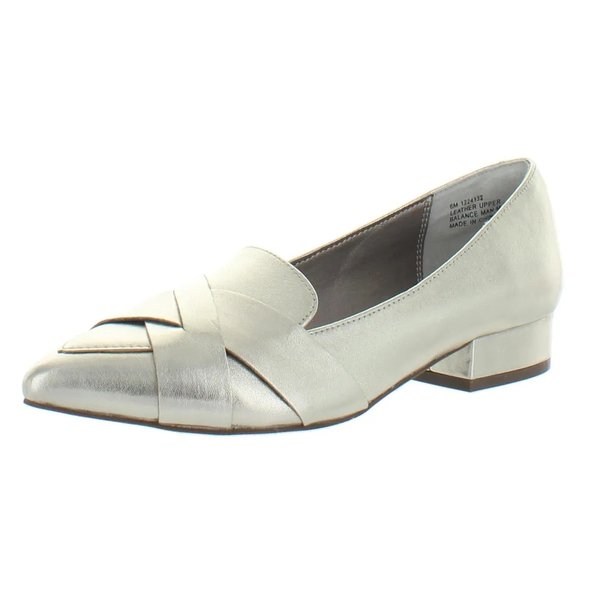 Stella Womens Leather Slip On Loafers