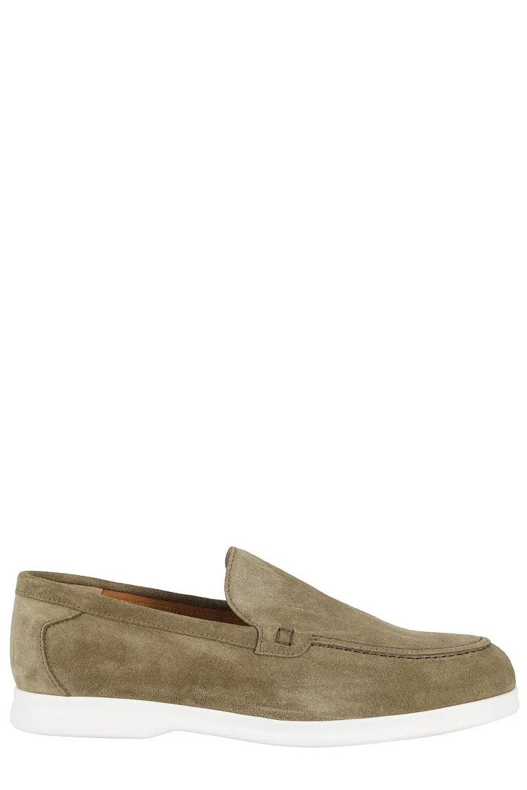 Suede Loafer - Olive