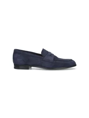 Suede Loafers  Navy