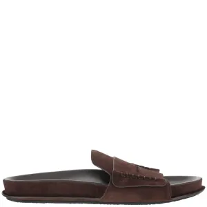 Suede Mocassin Sandal