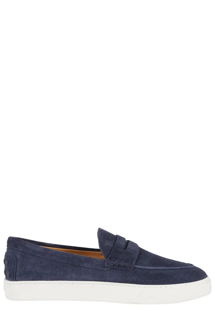 Suede Moccasin - Blue