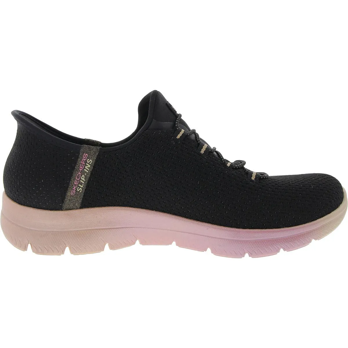 Summit Special Spark Womens Memory Foam Knit Slip-On Sneakers