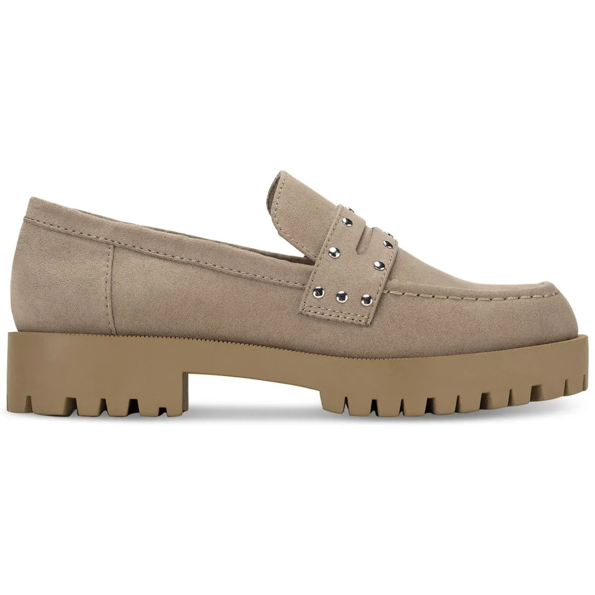 Taelenne Womens Faux Suede Slip P Loafers