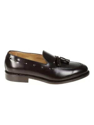 Tassel Loafers With Bead Accents