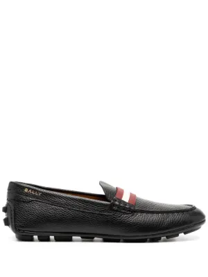 Textured Leather Moccasin