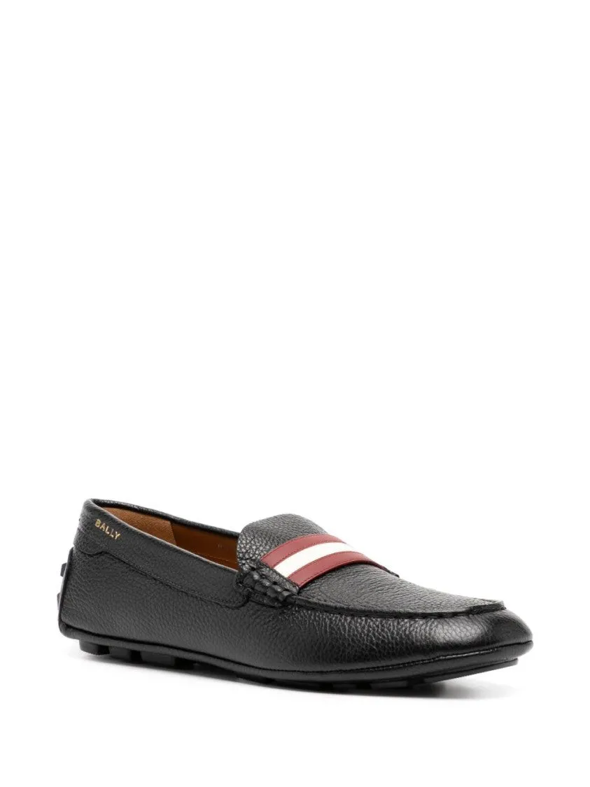 Textured Leather Moccasin