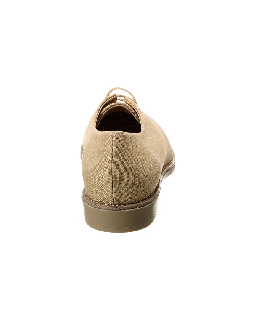 Theory Lace-Up Canvas Loafer