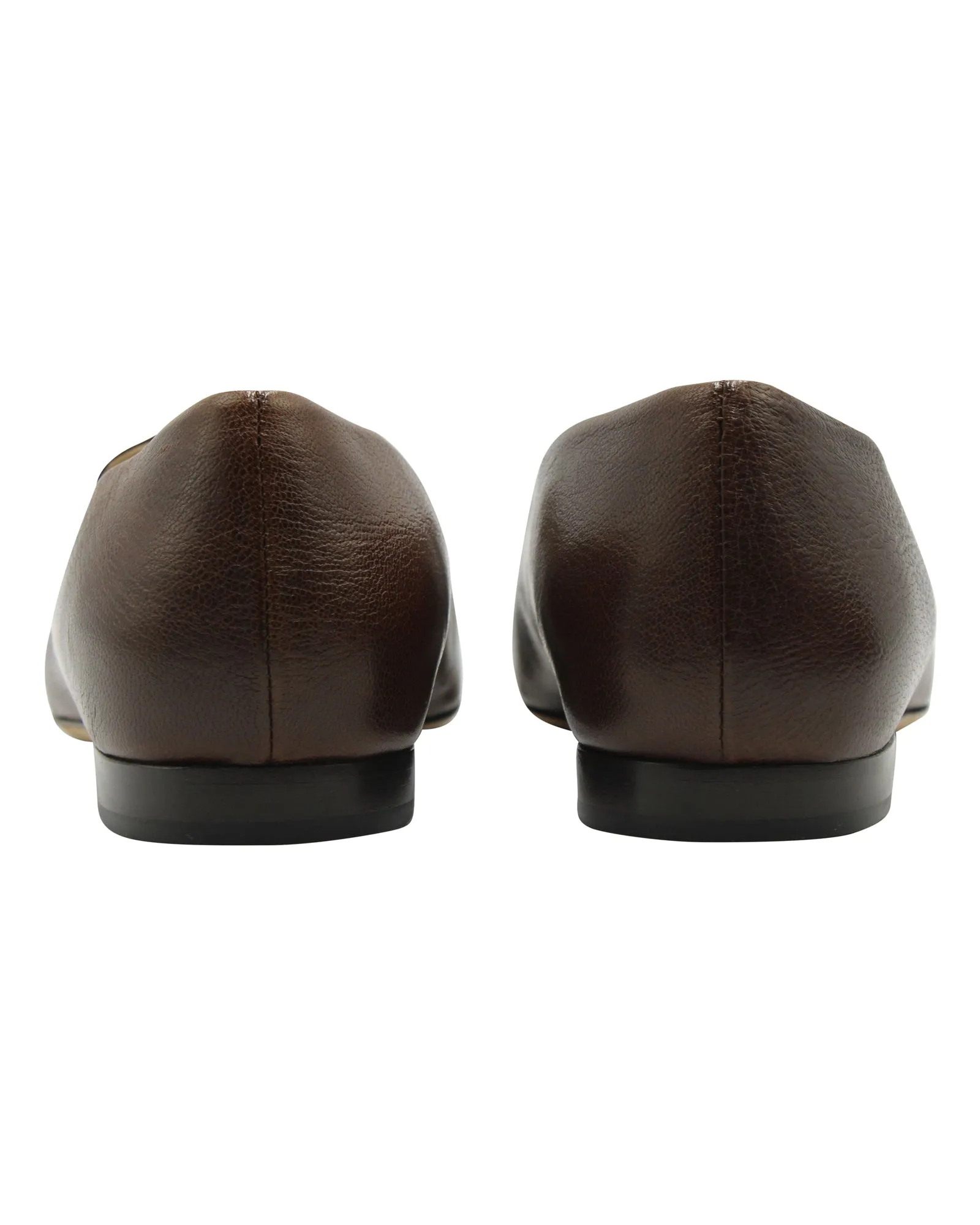 Theory Loafers in Brown Leather