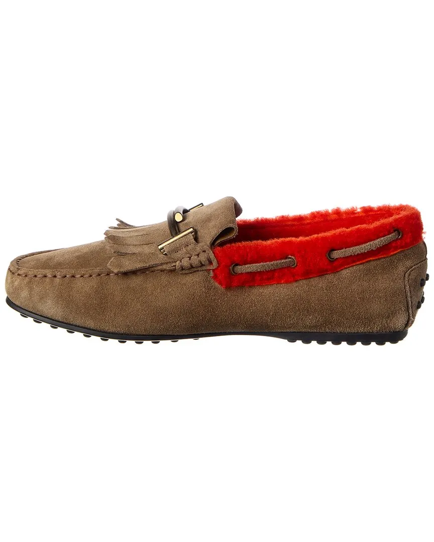 TODs City Gommino Suede Loafer