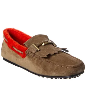 TODs City Gommino Suede Loafer