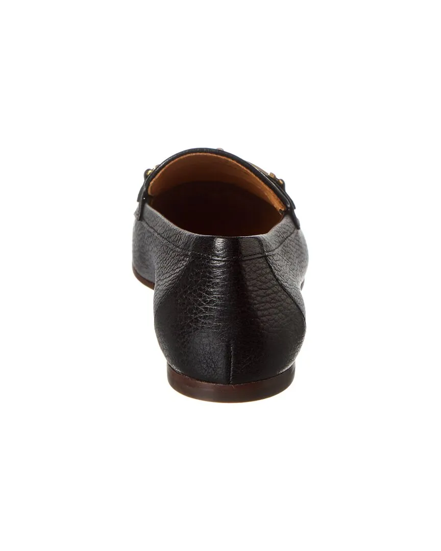 TODs Double T Leather Loafer