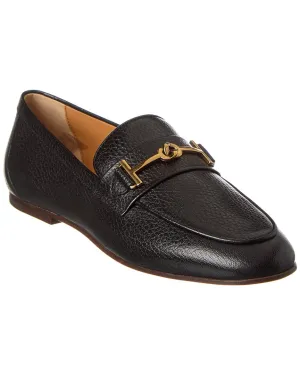 TODs Double T Leather Loafer