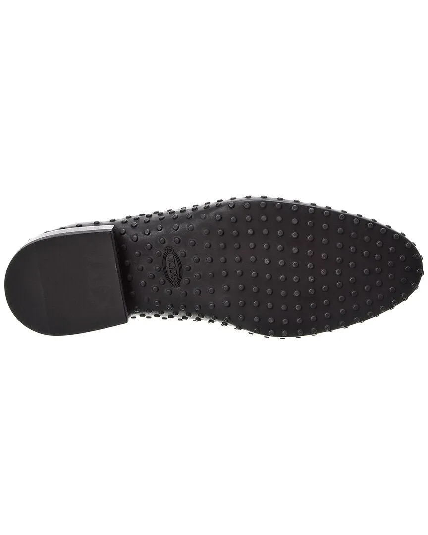 TODs Gomma Haircalf & Patent Loafer