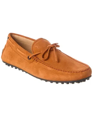 TODs Laccetto City Gommino Suede Loafer