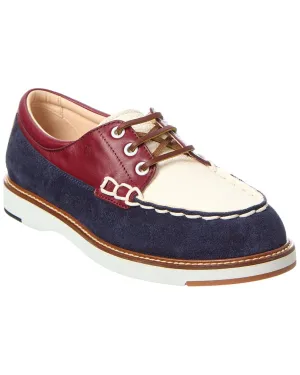 TODs Leather & Suede Boat Shoe