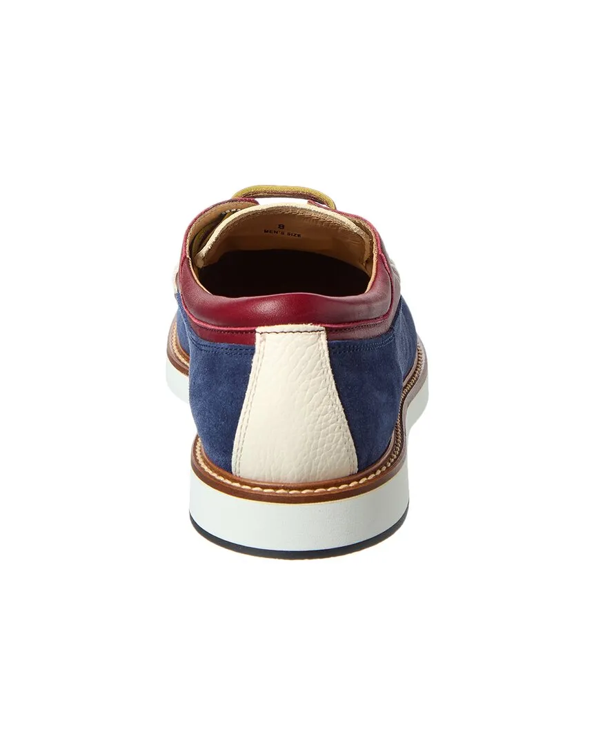 TODs Leather & Suede Boat Shoe