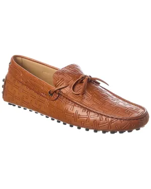 TODs Logo Leather Driver