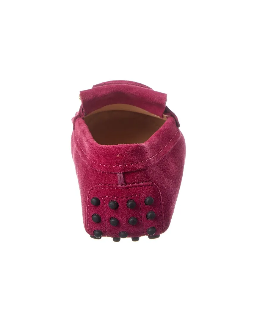 TODs Logo Suede Loafer
