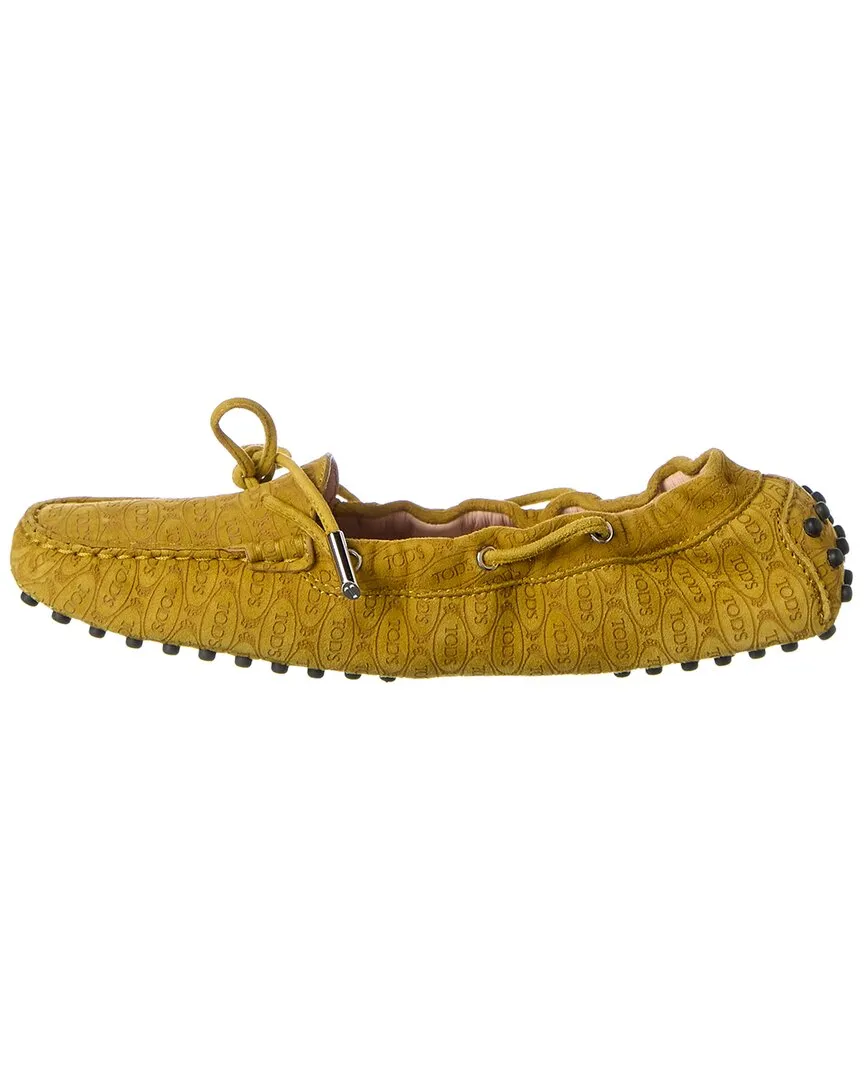 TODs Logo Suede Loafer